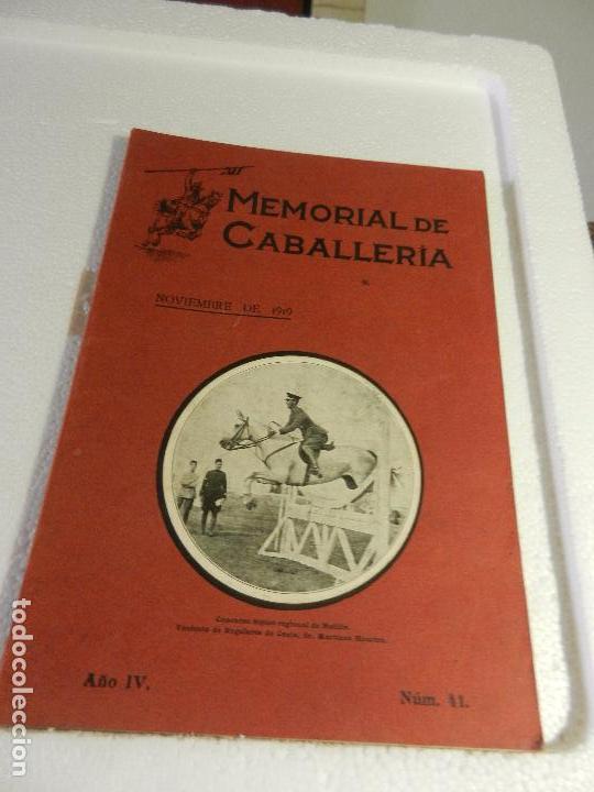 Military Antiques: REVISTA MEMORIAL DE CABALLER&Iacute;A A&Ntilde;O IV N&Uacute;M. 41 NOVIEMBRE DE 1919. SUMARIO