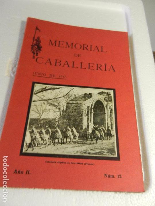 Military Antiques: REVISTA MEMORIAL DE CABALLER&Iacute;A A&Ntilde;O II N&Uacute;M. 12 JUNIO DE 1917. SUMARIO