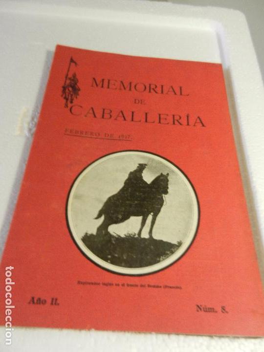 Military Antiques: REVISTA MEMORIAL DE CABALLER&Iacute;A A&Ntilde;O II N&Uacute;M. 8 FEBRERO DE 1917. SUMARIO