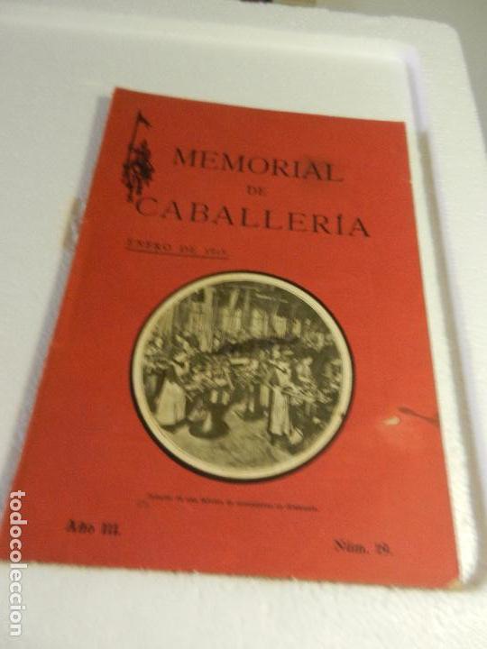 Military Antiques: REVISTA MEMORIAL DE CABALLER&Iacute;A A&Ntilde;O III N&Uacute;M. 19 ENERO DE 1918. SUMARIO