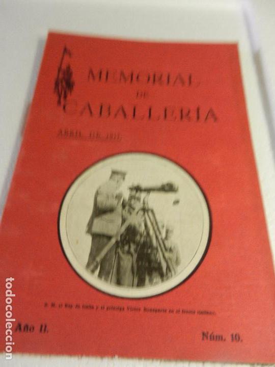 Military Antiques: REVISTA MEMORIAL DE CABALLER&Iacute;A A&Ntilde;O II N&Uacute;M. 10 ABRIL DE 1917. SUMARIO