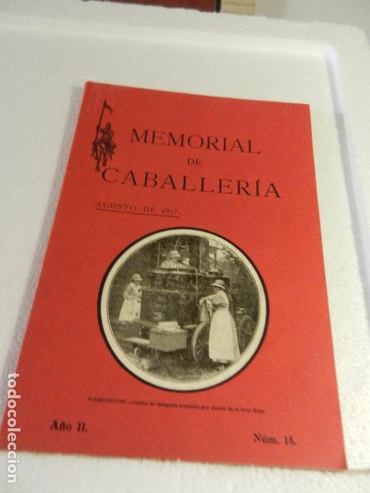 Military Antiques: REVISTA MEMORIAL DE CABALLER&Iacute;A A&Ntilde;O II N&Uacute;M. 14 AGOSTO DE 1917. SUMARIO