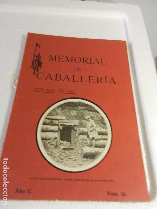 Military Antiques: REVISTA MEMORIAL DE CABALLER&Iacute;A A&Ntilde;O II N&Uacute;M. 16 OCTUBRE DE 1917. SUMARIO