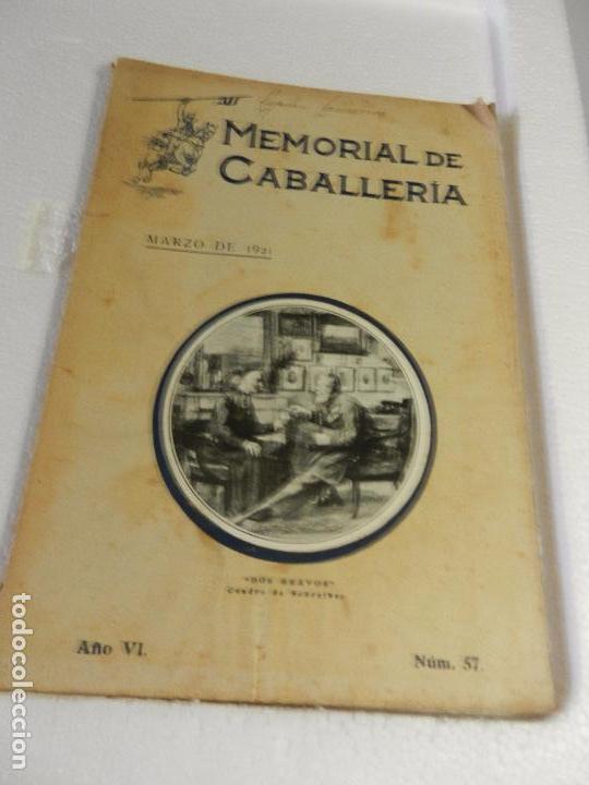 Military Antiques: REVISTA MEMORIAL DE CABALLER&Iacute;A A&Ntilde;O VI N&Uacute;M. 57 MARZO DE 1921. SUMARIO
