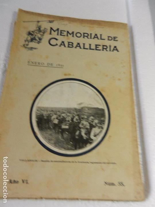 Military Antiques: REVISTA MEMORIAL DE CABALLER&Iacute;A A&Ntilde;O VI N&Uacute;M. 55 ENERO DE 1921. SUMARIO