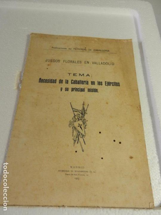 Military Antiques: REVISTA MEMORIAL DE CABALLER&Iacute;A JUEGOS FLORALES EN VALLADOLID A&Ntilde;O 1923. SUMARIO