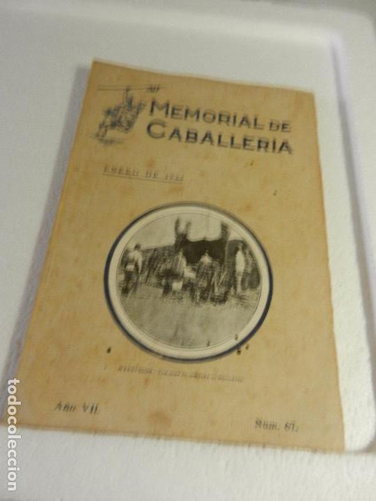 Military Antiques: REVISTA MEMORIAL DE CABALLER&Iacute;A A&Ntilde;O VII N&Uacute;M. 67 ENERO DE 1922. SUMARIO