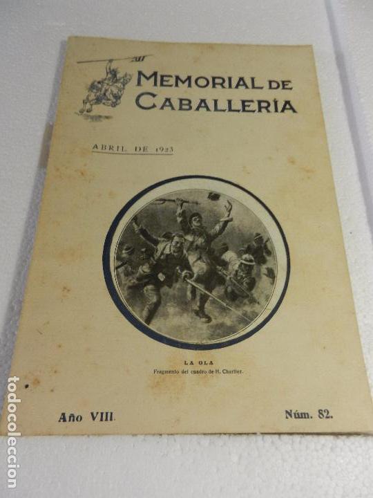 Military Antiques: REVISTA MEMORIAL DE CABALLER&Iacute;A A&Ntilde;O VIII N&Uacute;M. 82 ABRIL DE 1923. SUMARIO