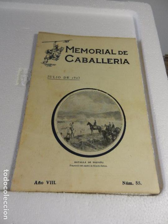 Military Antiques: REVISTA MEMORIAL DE CABALLER&Iacute;A A&Ntilde;O VIII N&Uacute;M. 85 JULIO DE 1923. SUMARIO