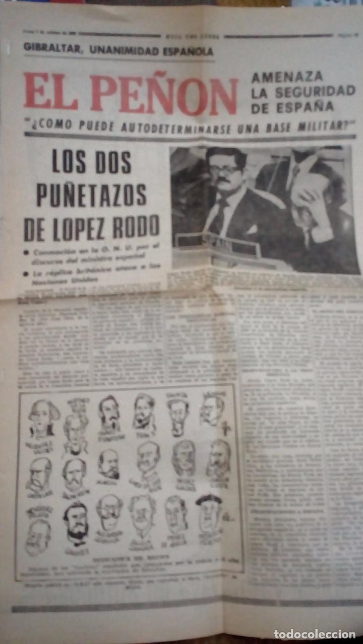 Militaria: periodico el pe&ntilde;on - Foto 1