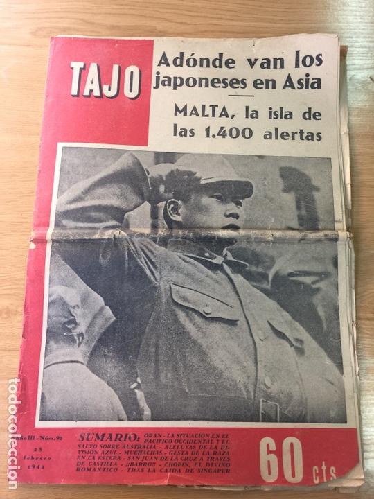 Military Antiques: TAJO.PERIODICO DE LA 2&ordf; GUERRA MUNDIAL. N&deg;92. FEBRERO A&Ntilde;O 1942.