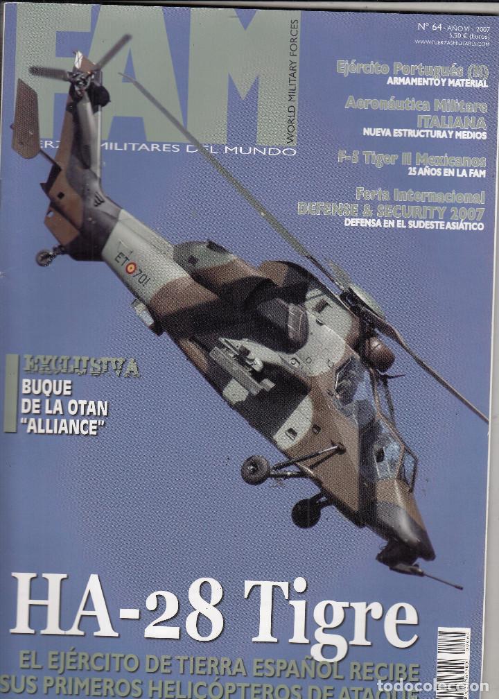 Militaria: REVISTA FAM N&ordm; 64 A&Ntilde;O 2007. HA-28 TIGRE. BUQUE DE LA OTAN ALLIANCE. EJERCITO PORTUGUES (II).