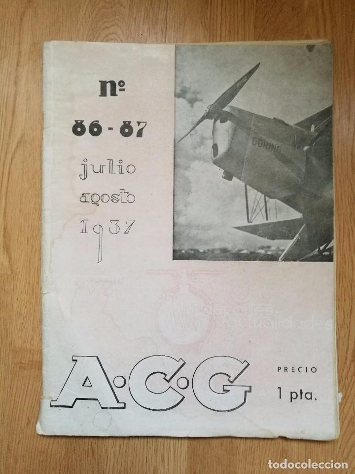 Military Antiques: Revista Guerra civil A.C.G Auto-aereo club galicia 1937