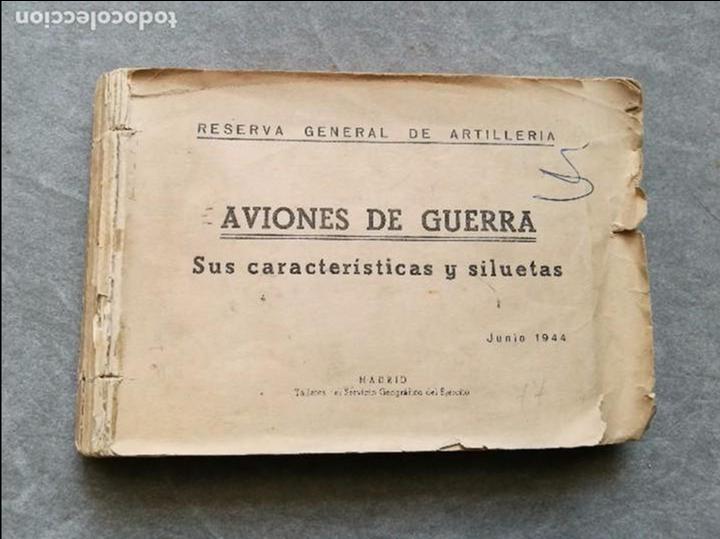 Military Antiques: Catalogo aviones de guerra. segunda guerra mundial. Reconocerlos. 1944 Artilleria