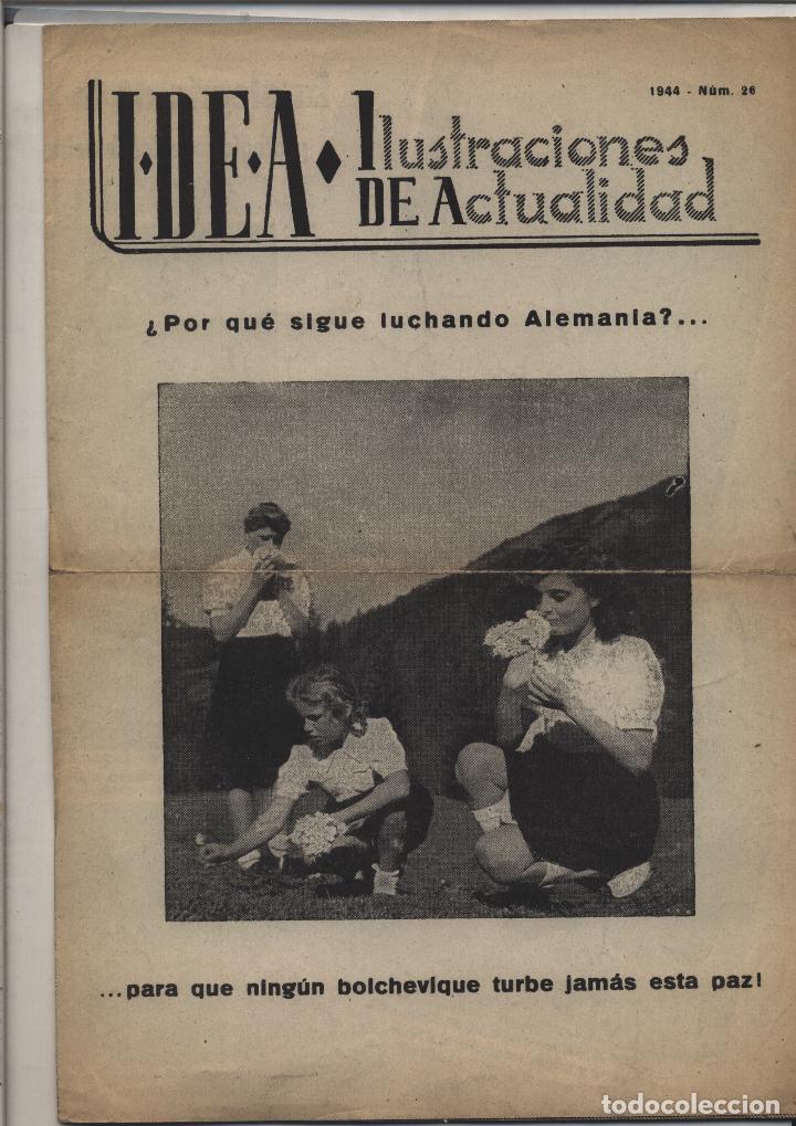 Military Antiques: REVISTA ALEMANA IDEA . ILUSTRACIONES DE ACTUALIDAD . NUM. 26 DE 1944 GASTOS DE ENVIO GRATIS