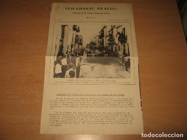 Military Antiques: SEMANARIO GRAFICO N&ordm; 11 AGOSTO 1943 MADRID