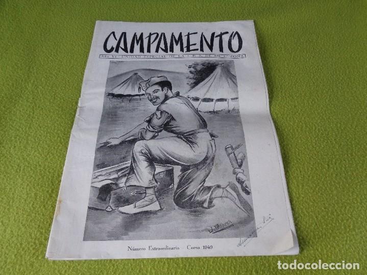 Military Antiques: Revista CAMPAMENTO - NUMERO EXTRAORDINARIO, 32 FOTOGRAFIAS DE LAS DISTINTAS UNIDADES - CURSO 1949
