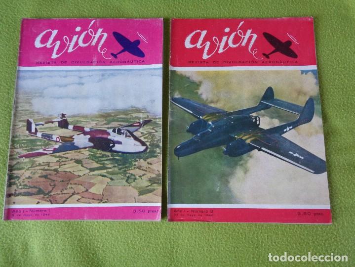 Military Antiques: Revista Avi&oacute;n a&ntilde;os 1946-1947-1948-1949 completos, Aviacion Ejercito del Aire,ver + fotos de muestra