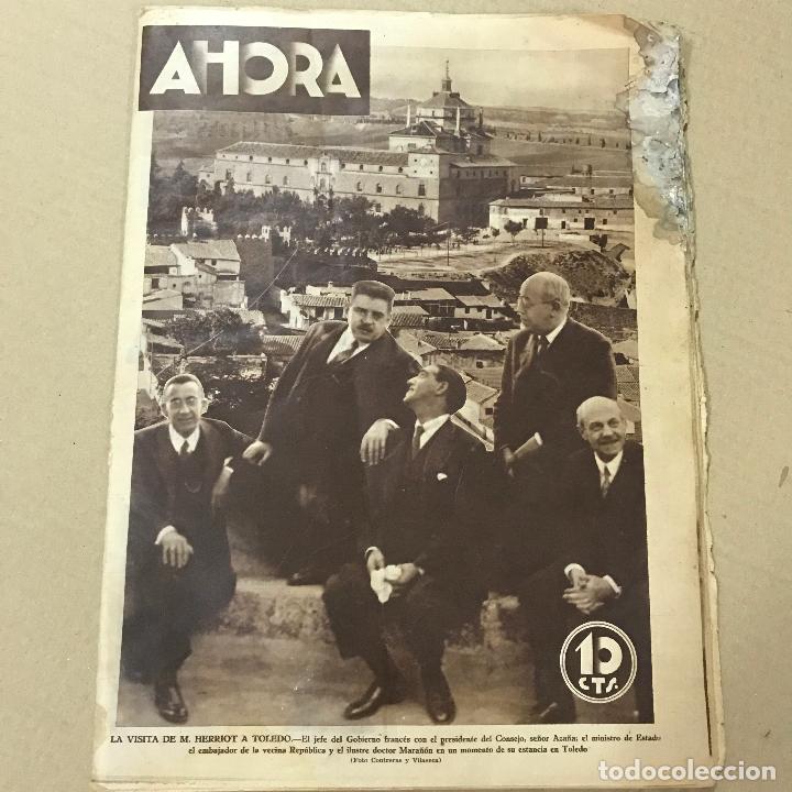Military Antiques: DIARIO Ahora. A&ntilde;o III N&uacute;m. 598. Madrid JUEVES 3 NOVIMBRE 1932- 2&ordf; REPUBLICA, V. M. HERRIOT A TOLEDO