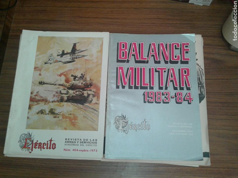 Militaria: EJERCITO.REVISTA ILUSTRADA DE LAS ARMAS Y SERVICIO. MINISTERIO DEL EJERCITO.19 REVISTAS.1953-1983.