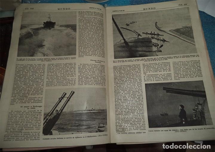 Militaria: ABRIL 1942 SEGUNDA GUERRA MUNDIAL REV. MUNDO N.º 100 Con muchas imágenes, planos,... de la guerra - Foto 2 - 100652035