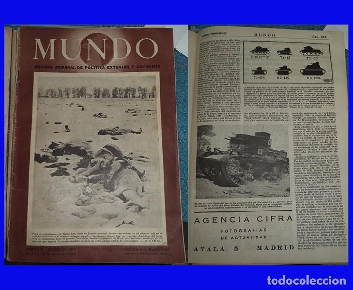 ABRIL 1942 SEGUNDA GUERRA MUNDIAL REV. MUNDO N.º 102 CON MUCHAS IMÁGENES, PLANOS,... DE LA GUERRA (Militar - Revistas y Periódicos Militares)