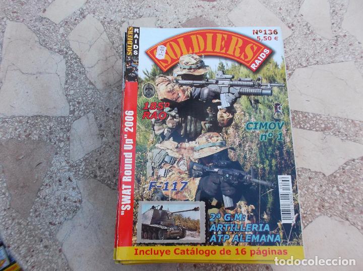 Military Antiques: SOLDIERS RAIDS, N&ordm; 136,SWAT ROUND UP 2006,185&ordm; RAO,CIMOV N&ordm; 1,2&ordf; G.M:ARTILLERIA ATP ALEMANA