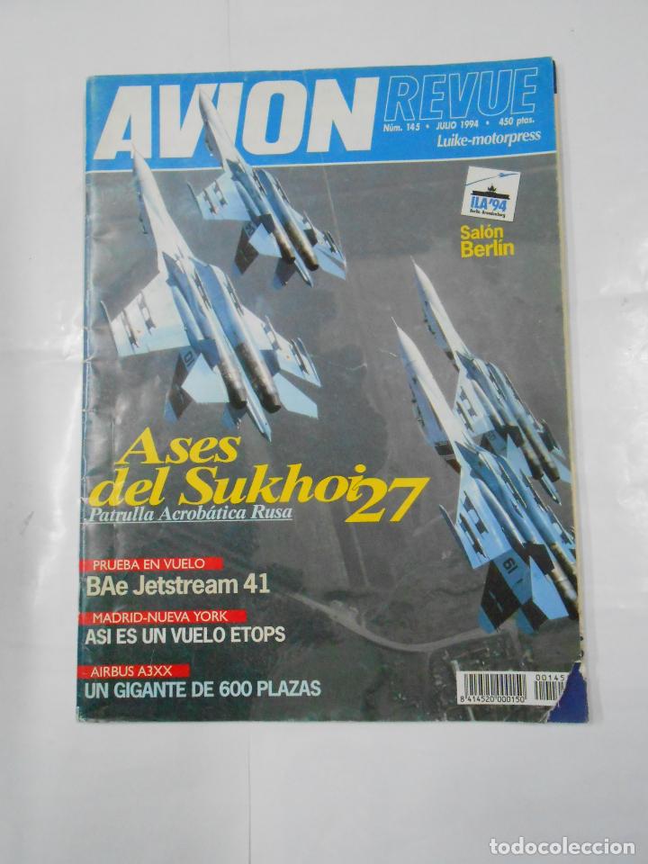 Military Antiques: AVION REVUE N&ordm; 145. JULIO 1994. ASES DEL SUKHOI 27. TDKR51