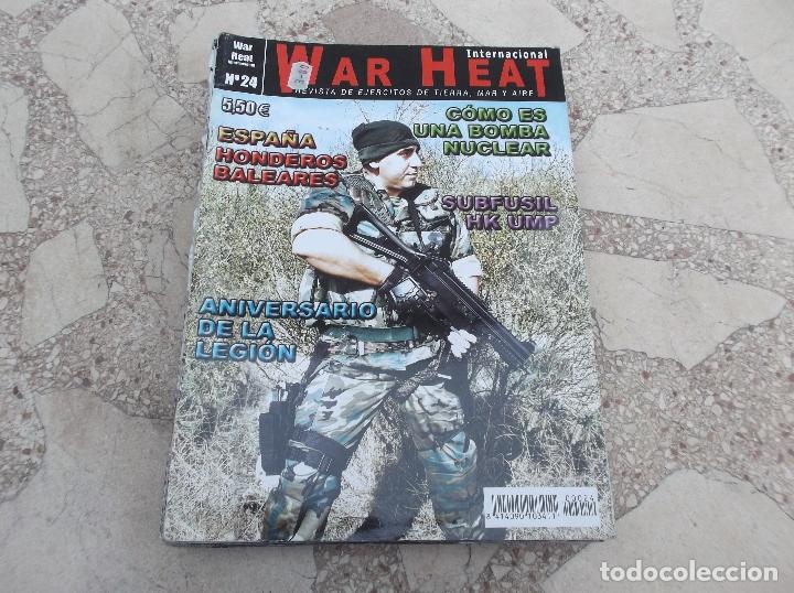 Militaria: WAR HEAT N&ordm; 24. HONDEROS BALEARES. COMO ES UNA BOMBA NUCLEAR, HK UMP. LA LEGION. GLOBEMASTER III.