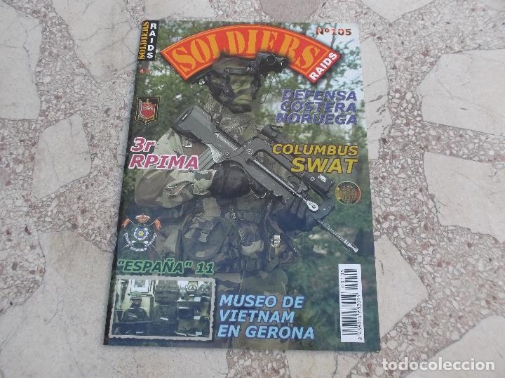 Militaria: SOLDIER RAIDS N&ordm; 105. 3R RPIMA. COLUMBUS SWAT. DEFENSA COSTERA NORUEGA. MUSEO DE VIETNAM EN GERONA.