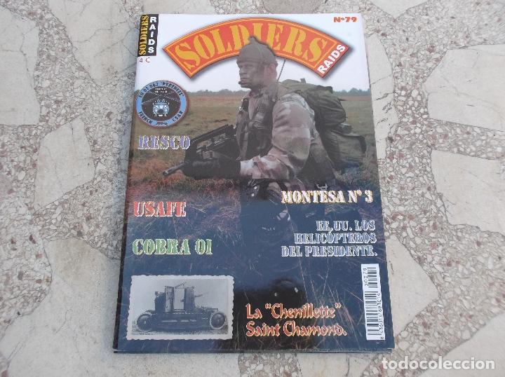 Militaria: SOLDIERS RAIDS N&ordm; 79. MONTESA N&ordm;3. USATE COBRA 01. HELICOPTEROS PRESIDENCIALES. LA CHENILLETTE SAINT