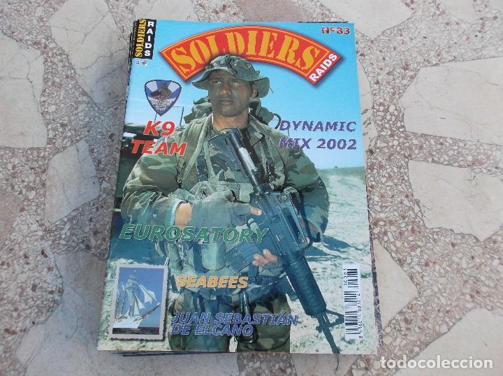 Militaria: SOLDIERS RAIDS N&ordm; 83. DYNAMIC MIX 2002. EUROSATORY. SEABEES. K9 TEAM. JUAN SEBASTIAN DE ELCANO.