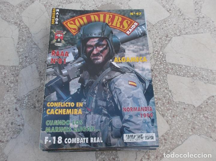 Militaria: SOLDIERS RAIDS N&ordm; 47. ALGAMECA. CONFLICTO EN CACHEMIRA. MARINES. F-18. NORMANDIA 1999.