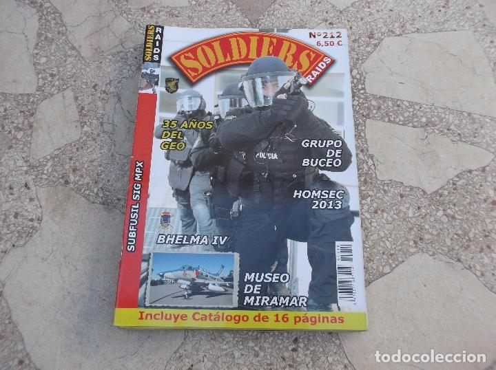 Militaria: SOLDIER RAIDS N&ordm; 212. 35 A&Ntilde;OS DEL GEO. GRUPO DE BUCEO. HOMSEC 2013. MUSEO DE MIRAMAR. BHELMA IV.
