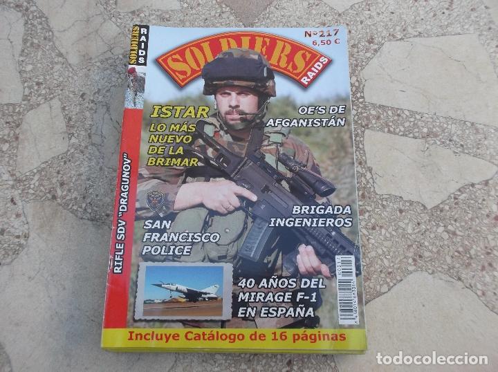 Militaria: SOLDIER RAIDS N&ordm; 217. ISTAR. BRIMAR. SAN FRANCISCO POLICE. BRIGADA INGENIEROS. OE'S DE AFGANISTAN.