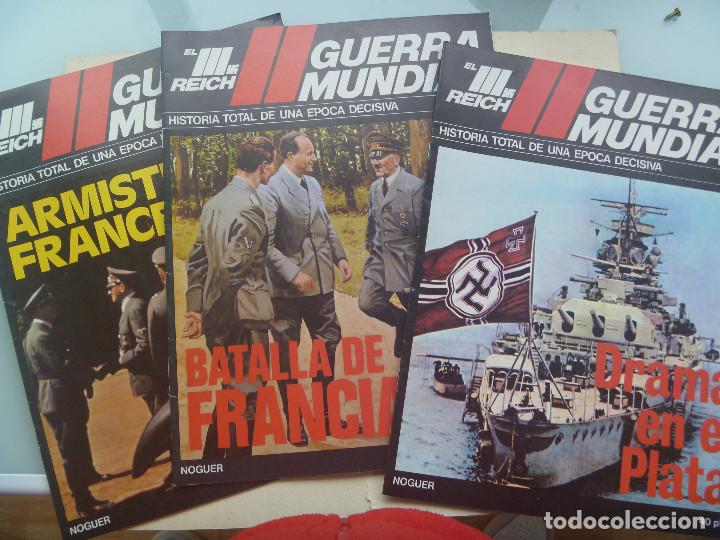 Militaria: LOTE DE 3 FASCICULOS DE EL TERCER REICH ,  II&ordf; GUERRA MUNDIAL. N&ordm; 44, 45 Y 46