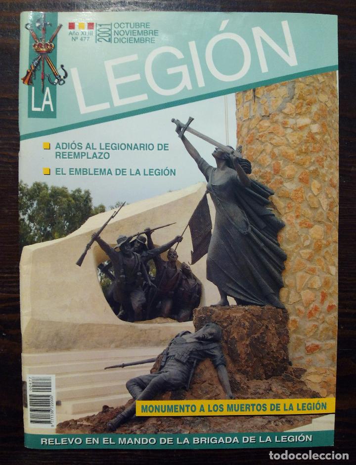 Militaria: LA LEGI&Oacute;N - OCTUBRE-NOVIEMBRE-DICIEMBRE 2001 - N&ordm; 477 - MONUMENTO A LOS MUERTOS DE LA LEGI&Oacute;N.
