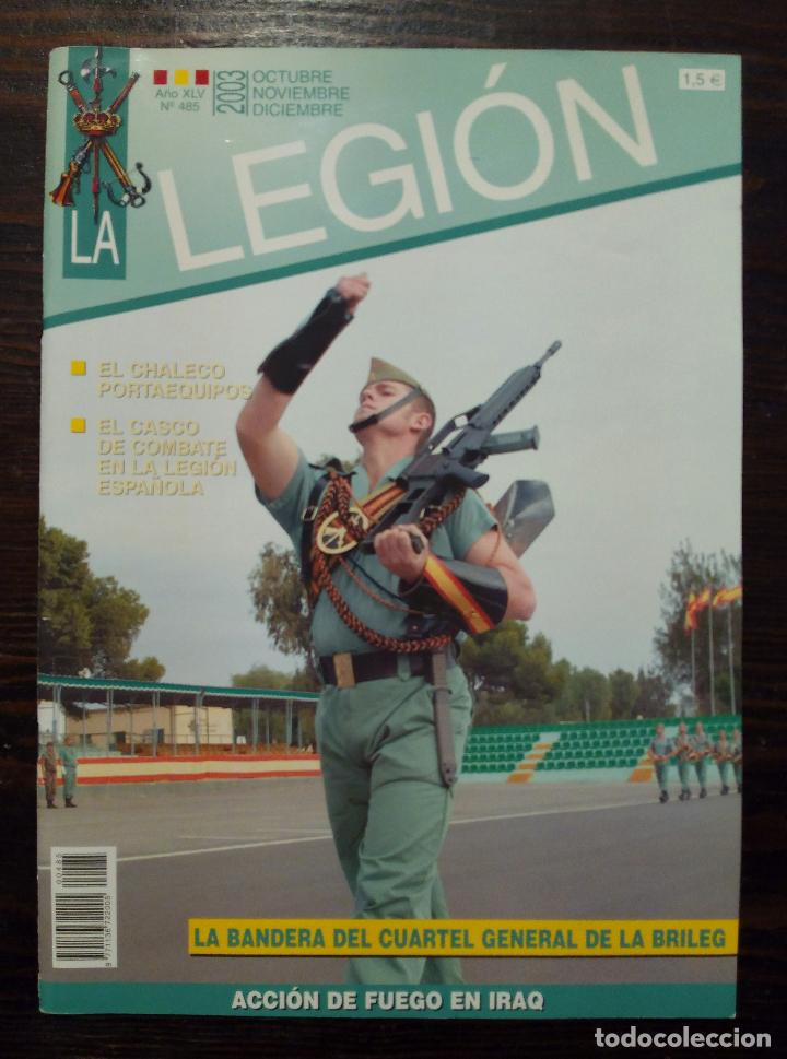 Militaria: LA LEGI&Oacute;N - OCTUBRE-NOVIEMBRE-DICIEMBRE 2003  - N&ordm; 485 - LA BANDERA DEL CUARTEL GENERAL DE LA BRILEG