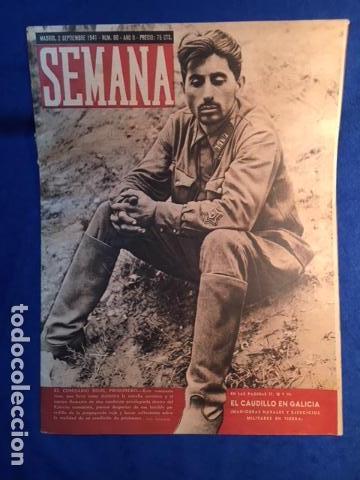 Militaria: Revista Semana. Madrid 2 de Septiembre de 1941