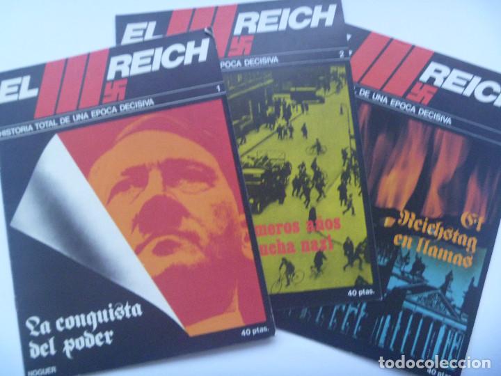 Militaria: LOTE DE 3 FASCICULOS COLECCION &acute; EL III REICH , HISTORIA TOTAL DE UNA EPOCA DECISIVA&uml;. N&ordf; 1, 2 Y 3