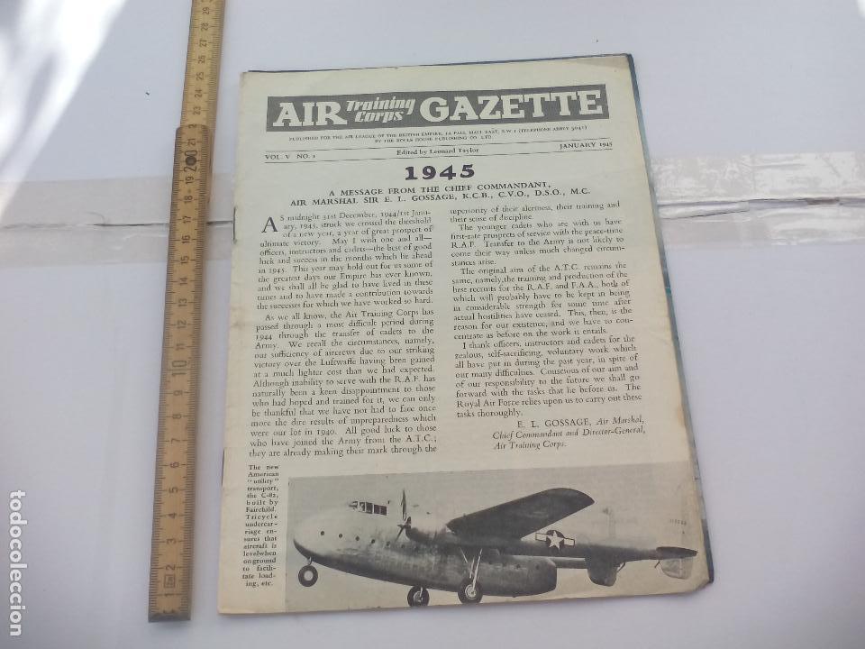 Militaria: Air training corps gazette. Vol. V, No. I. January 1945. The air League of British Empire.