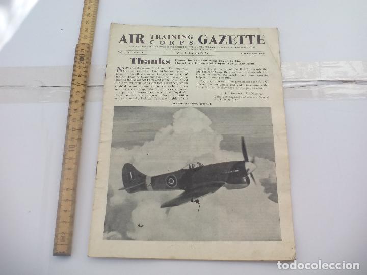 Militaria: Air training corps gazette. Vol. IV, No.11 April 1944. The air League of British Empire. Aviaci&oacute;n.