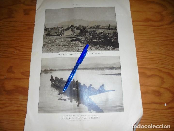 Militaria: RECORTE DE PRENSA : CA&Ntilde;ONES DE ARTILLERIA SERBIOS. ( EN SEPIA)  L&acute;ILLUSTRATION 1916