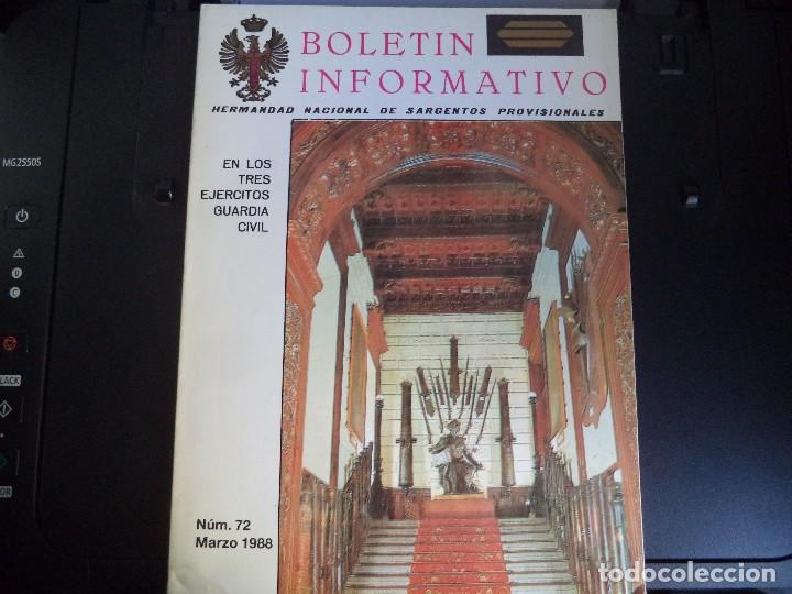 Militaria: Revista Ejercito. Boletin Informativo Hermandad Nacional de Sargentos Provisionales.
