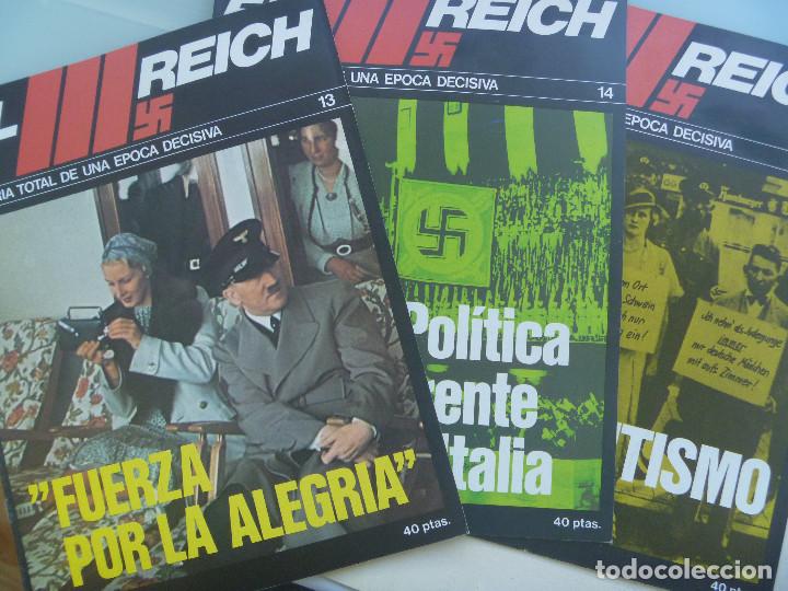 Militaria: LOTE DE 3 FASCICULOS COLECCION &acute; EL III REICH , HISTORIA TOTAL DE UNA EPOCA DECISIVA. N&ordf; 13, 14 y 15