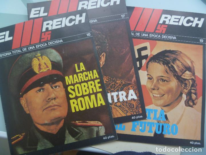 Militaria: LOTE DE 3 FASCICULOS COLECCION &acute; EL III REICH , HISTORIA TOTAL DE UNA EPOCA DECISIVA. N&ordf; 16, 17 y 19