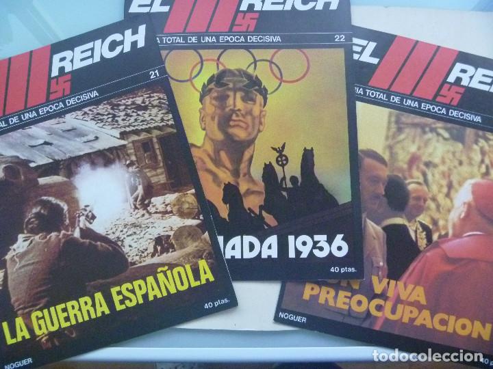 Militaria: LOTE DE 3 FASCICULOS COLECCION &acute; EL III REICH, HISTORIA TOTAL DE UNA EPOCA DECISIVA&uml;. N&ordf; 21, 22 Y 23
