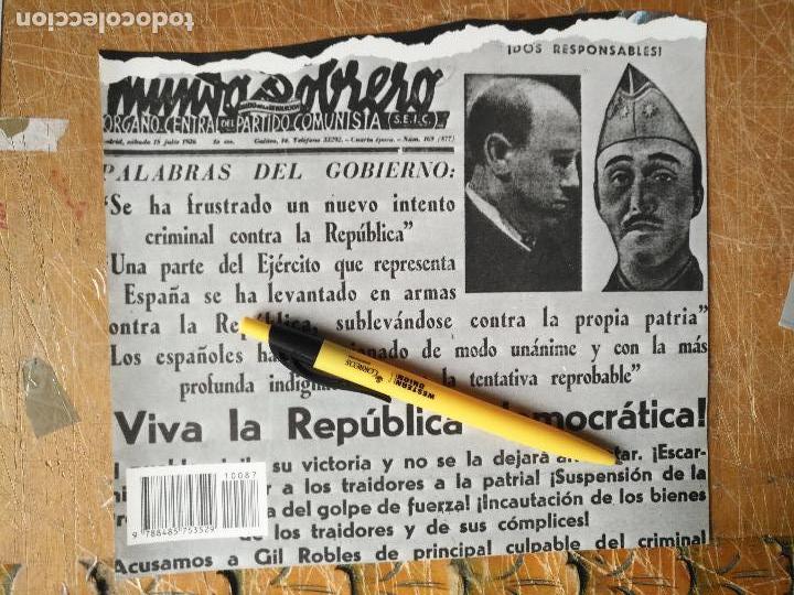 Military Antiques: recorte del militar francisco franco - caudillo , vida cotidiana, militar, familiar etc ver mas