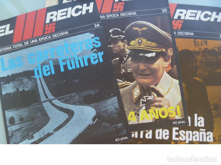 Military Antiques: LOTE DE 3 FASCICULOS COLECCION &acute;EL III REICH , HISTORIA TOTAL DE UNA EPOCA DECISIVA&uml;. N&ordf; 24, 25 y 26