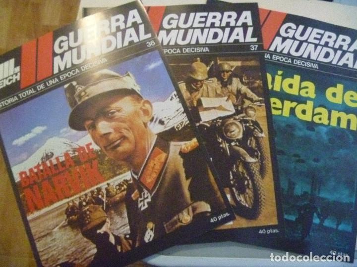 Military Antiques: LOTE DE 3 FASCICULOS COLECCION &acute; EL III REICH , HISTORIA TOTAL DE UNA EPOCA DECISIVA. N&ordf; 36, 37 y 40